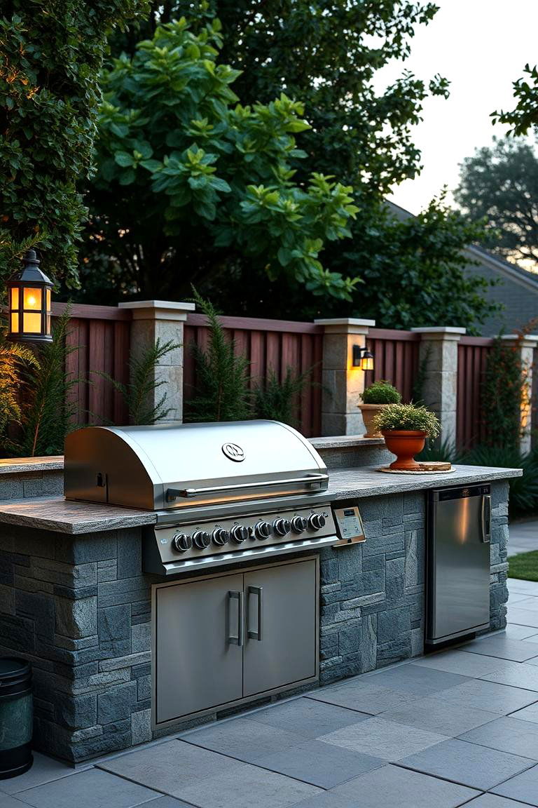 Gourmet Grilling Station - 24 Luxury Outdoor Kitchen Ideas