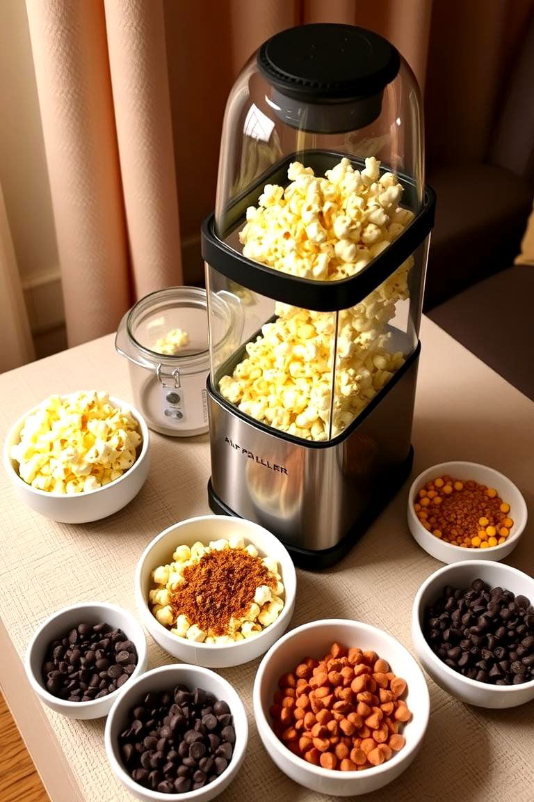 Gourmet Popcorn Bar - 24 Mini Bar Ideas