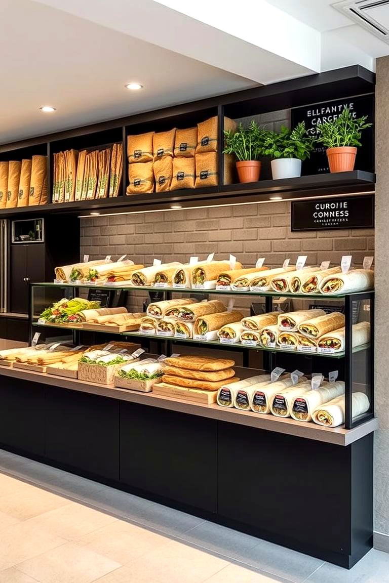 Gourmet Sandwich and Wrap Bar - 24 Wedding Food Ideas