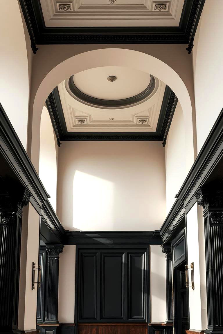 Graceful Black Detailing - 24 Black Trim Interiors