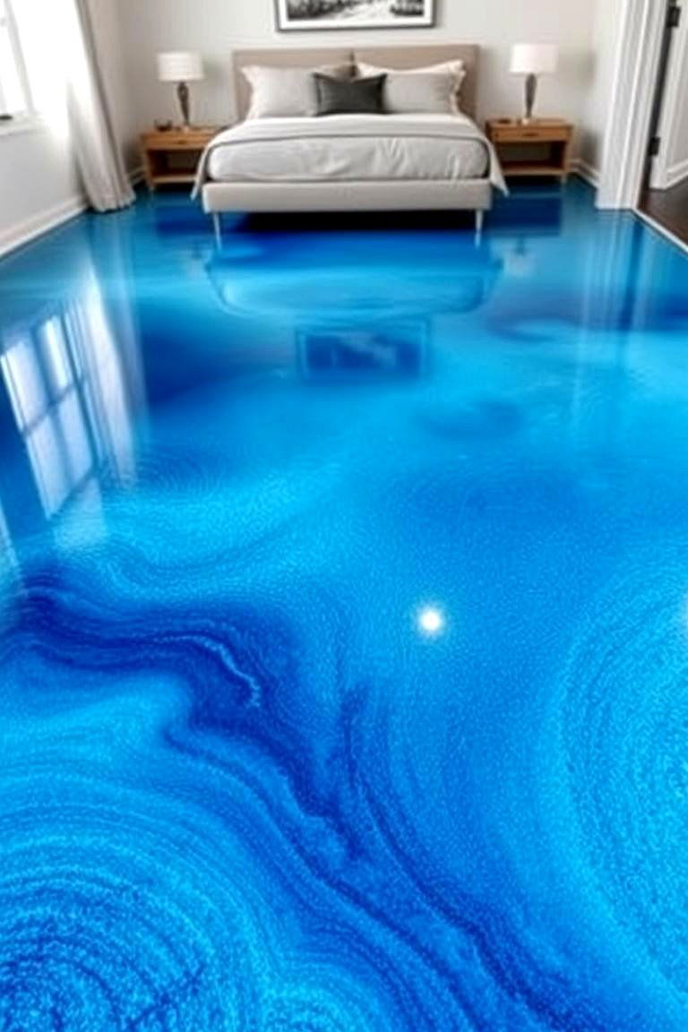 Gradient Color Epoxy Floors - 24 Epoxy Floor Designs