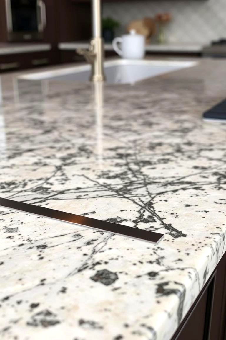 Granite Countertops with Inlays - 24 Granite Kitchen Countertop Ideas
