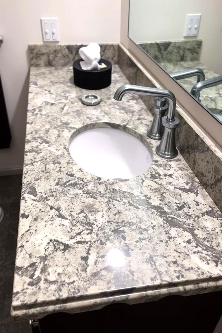 Granite Grandeur - 24 Bathroom Countertop Ideas