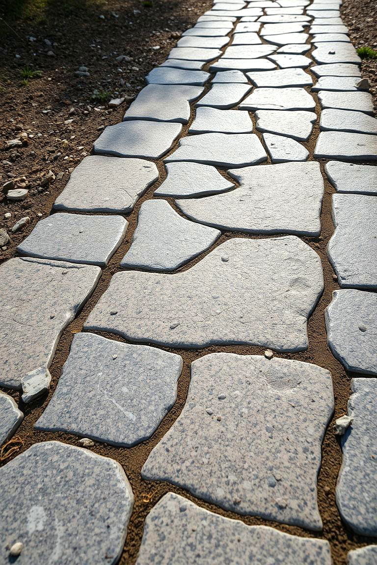 Granite with Multi Textured Layers - 24 Granite Walkway Ideas