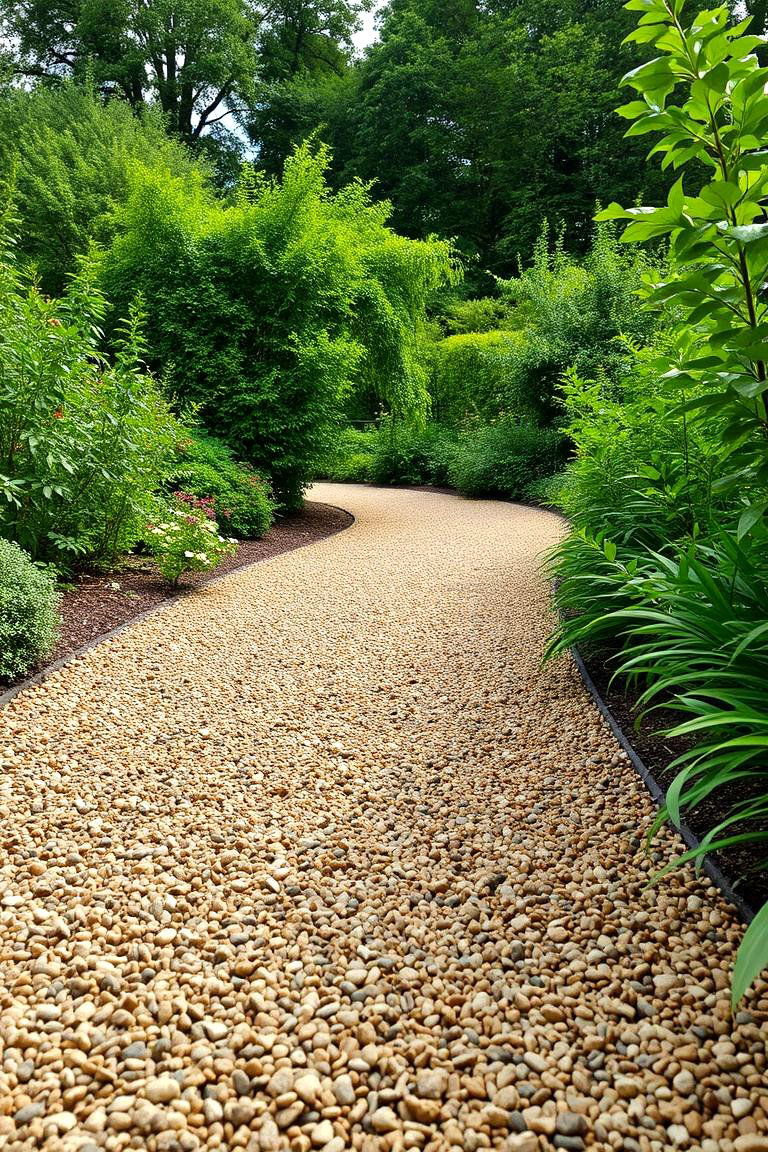 Gravel Garden Path - 24 walkway ideas
