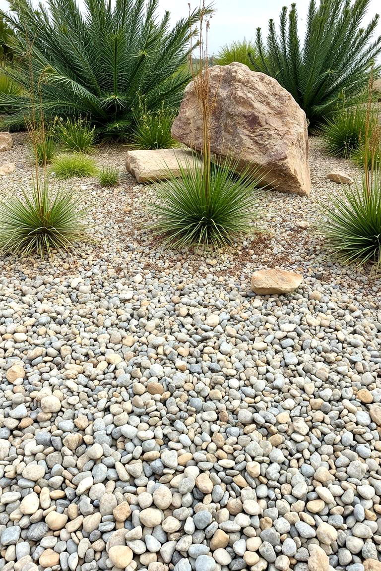 Gravel Garden Simplicity - 24 Rustic Landscaping Ideas