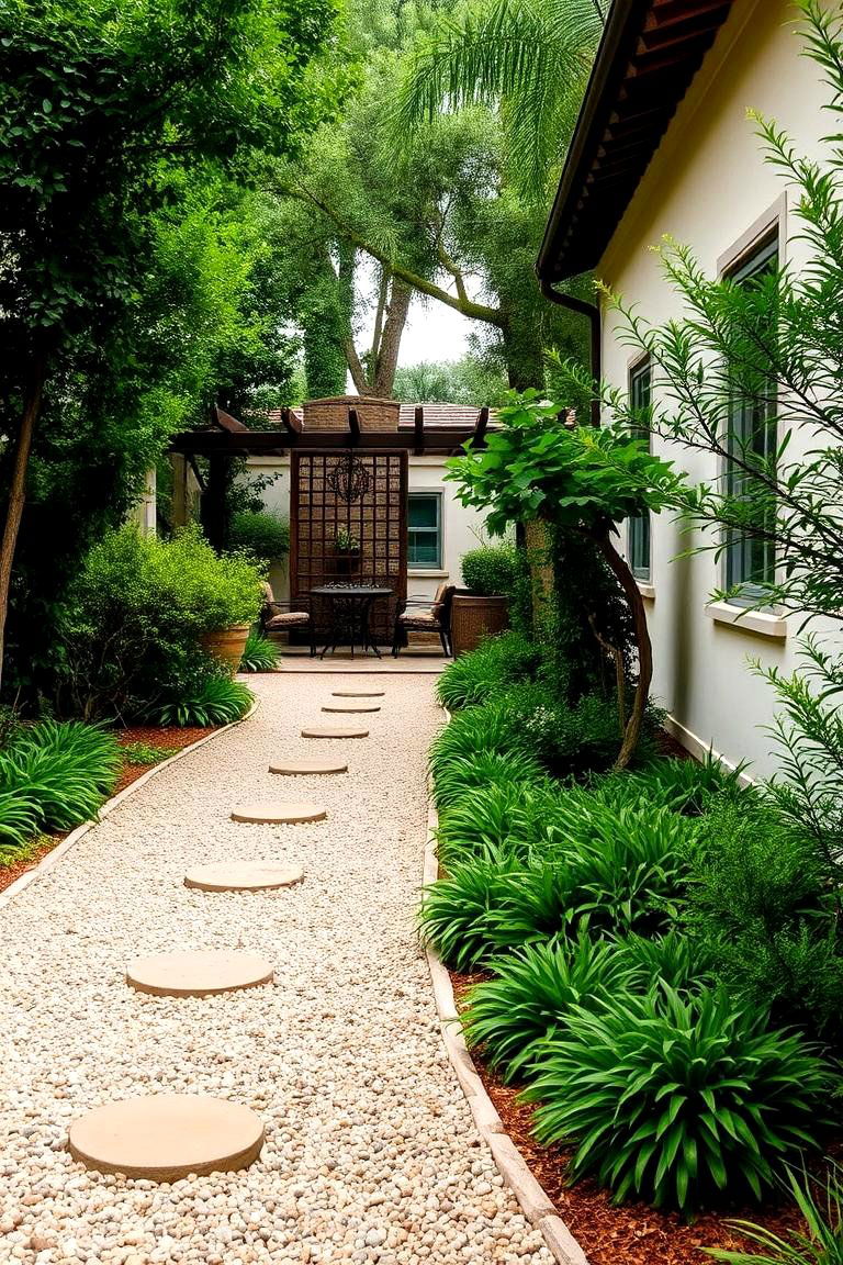 Gravel Pathways - 24 Mediterranean Patio Ideas