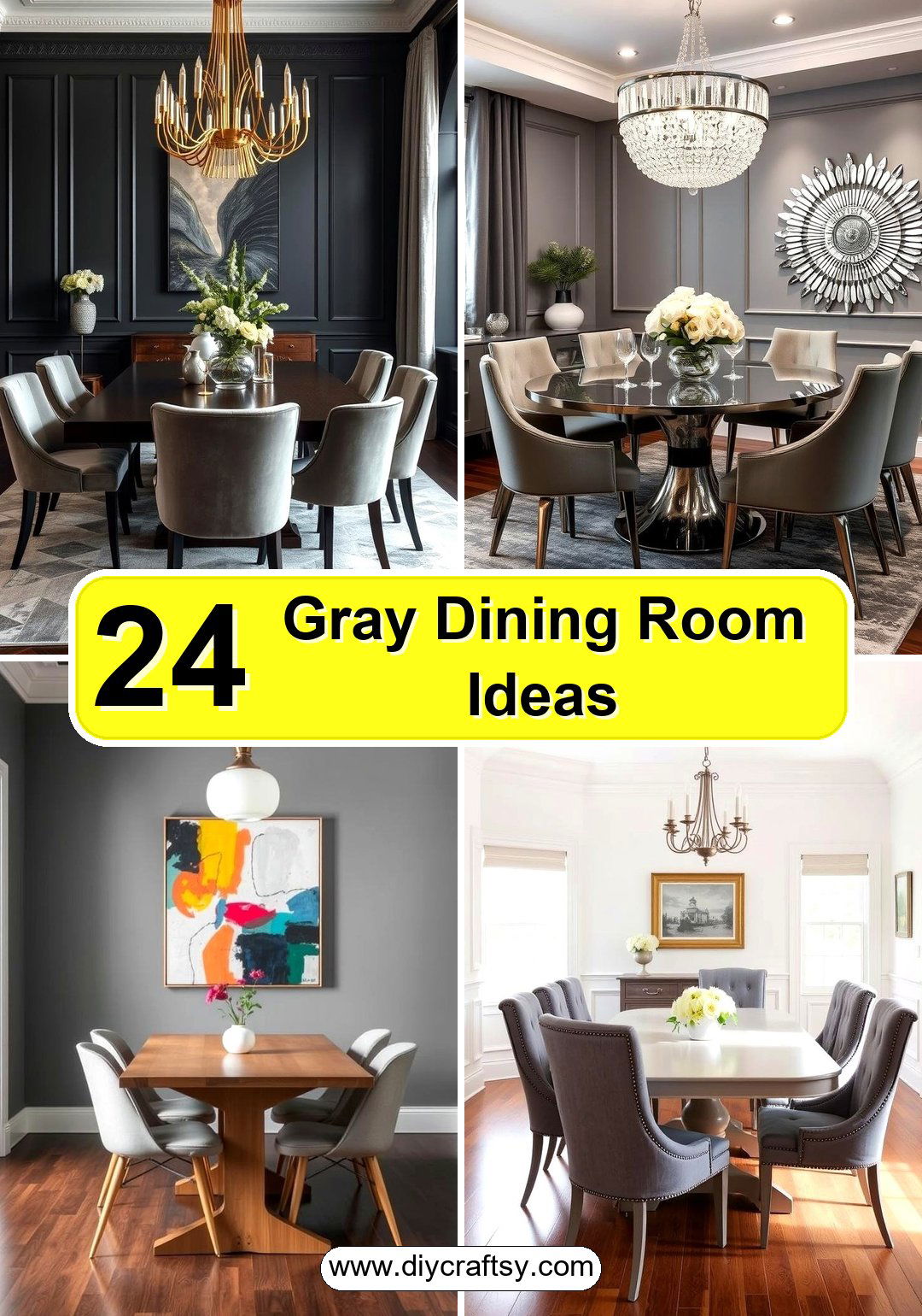 Gray Dining Room Ideas