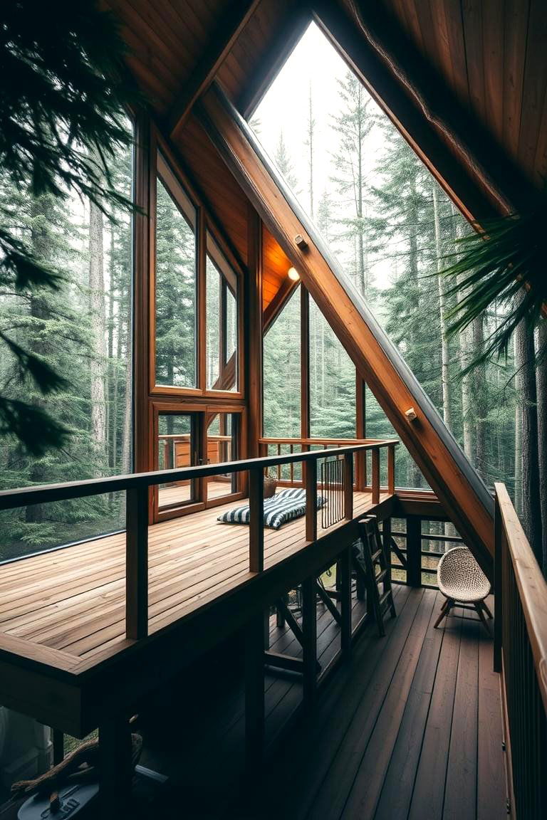 Great for Vacation Homes - 24 a Frame House With Balcony