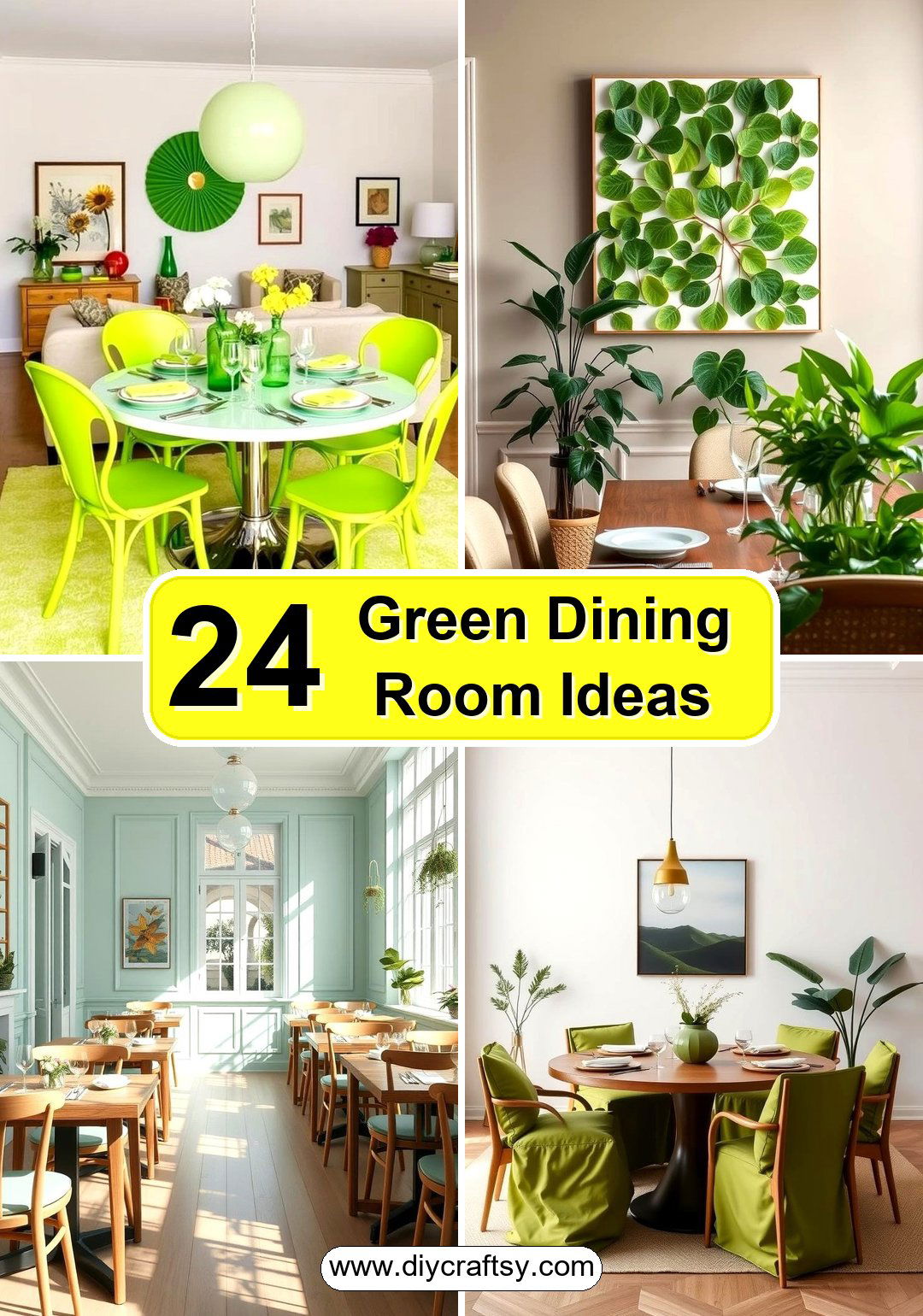 Green Dining Room Ideas