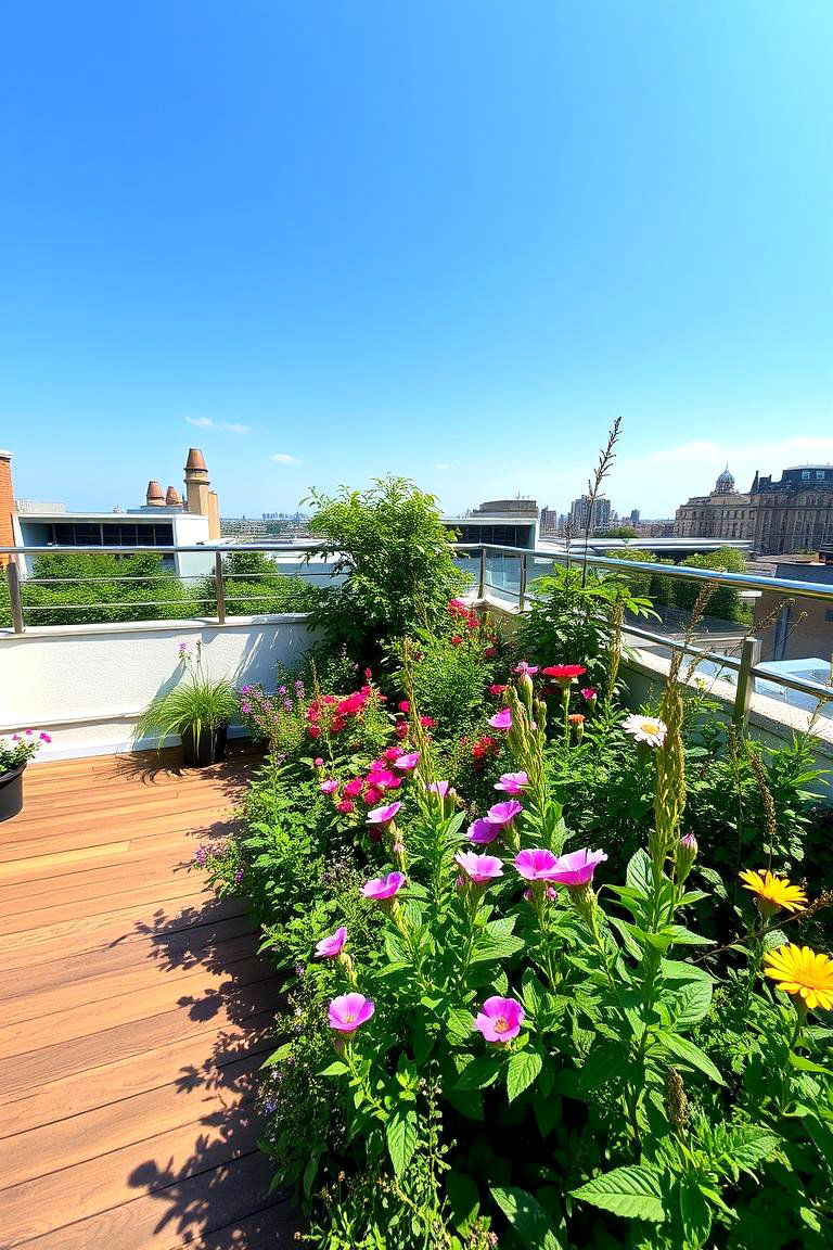 Green Garden Oasis - 24 Residential Rooftop Design Ideas