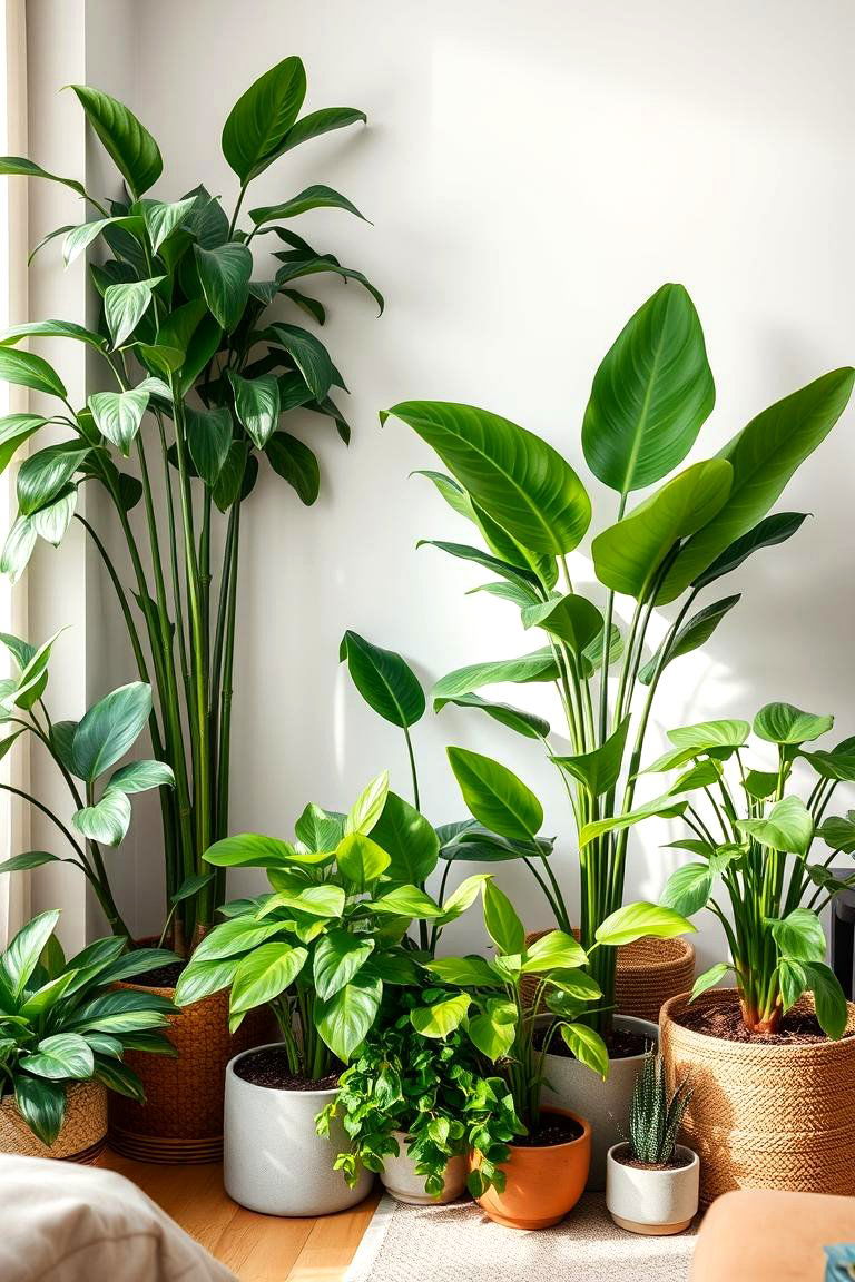 Green Indoor Plant Corners - 24 Joanna Gaines Living Room Ideas