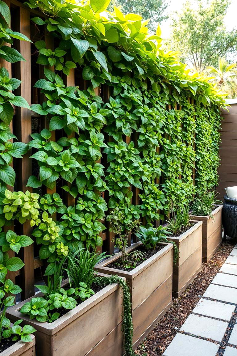 Green Living Fence - 24 Corner Fence Ideas
