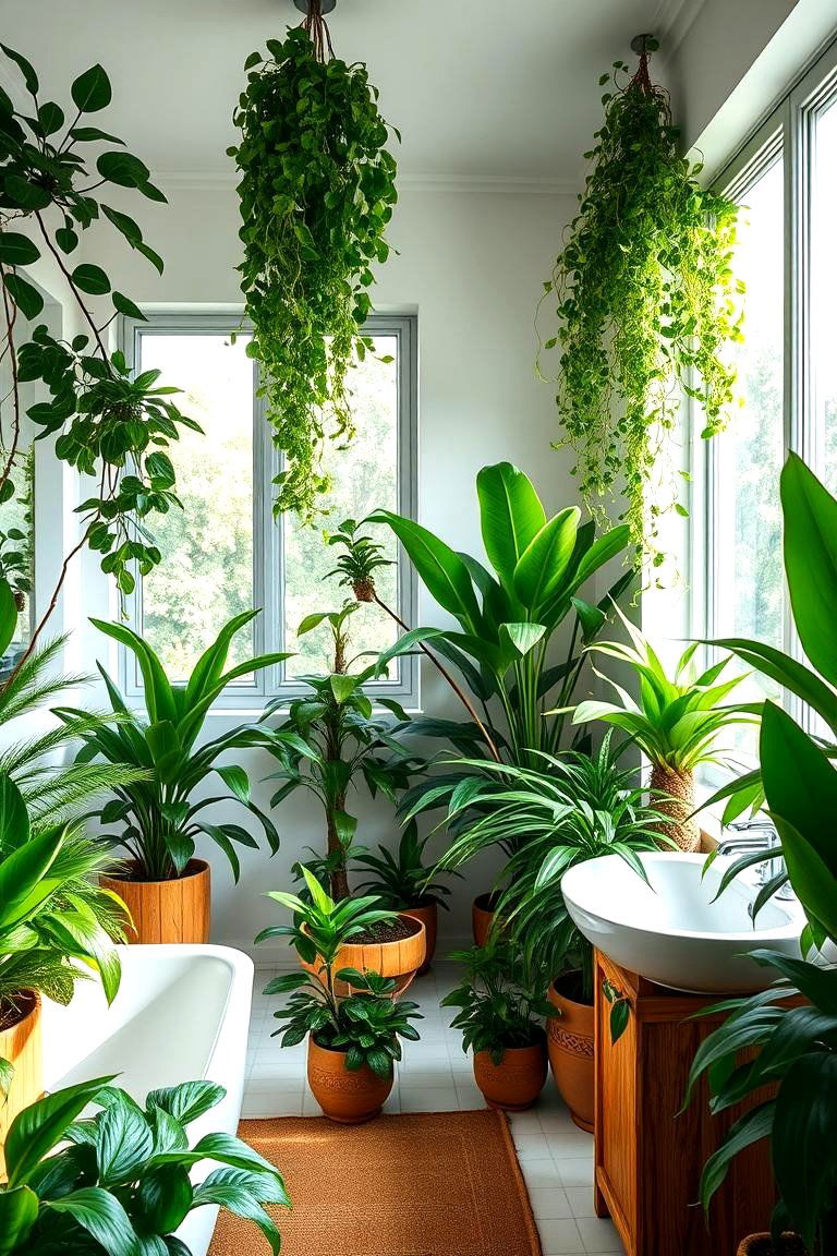 Green Oasis Ambiance - 24 Natural Bathroom Ideas