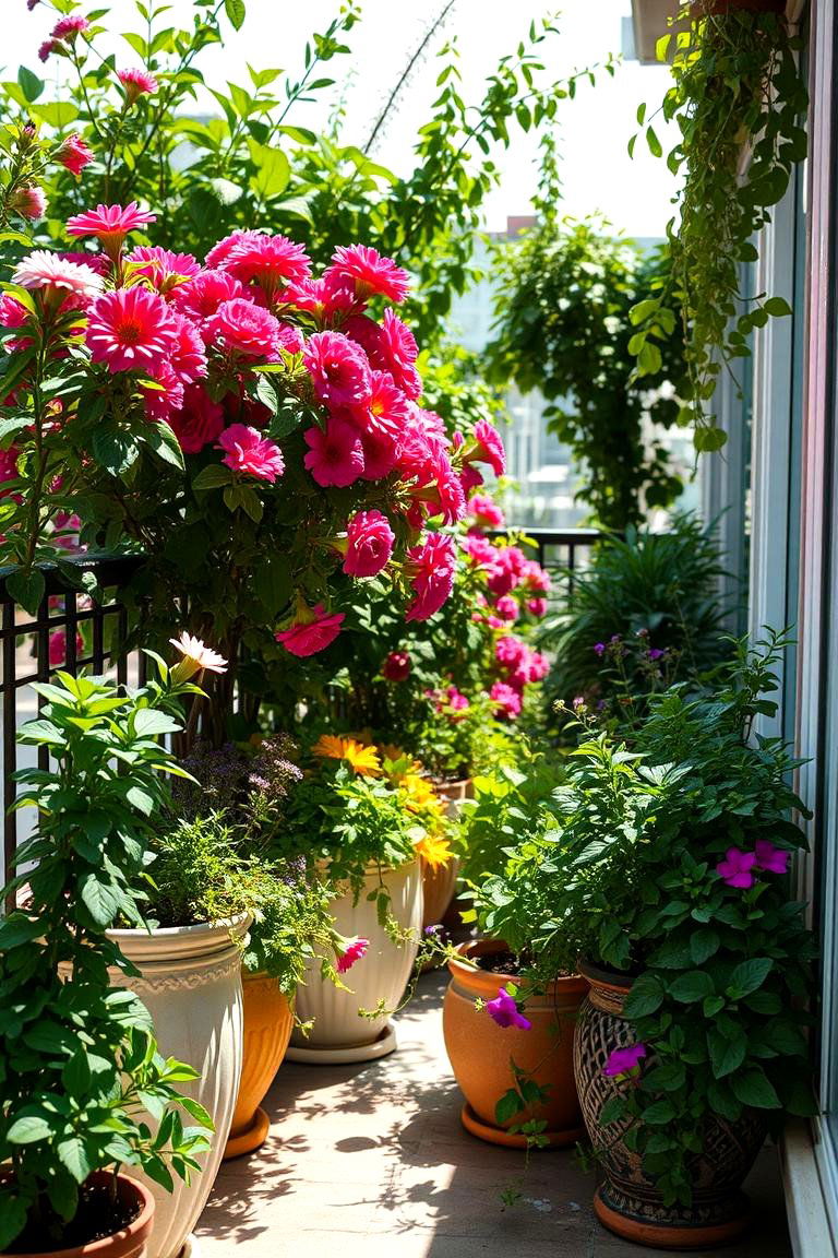 Green Oasis Balcony Garden - 24 Balcony Over Garage Ideas