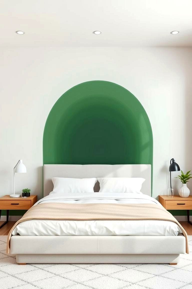 Green Ombre Effect - 24 Green Bedroom Ideas