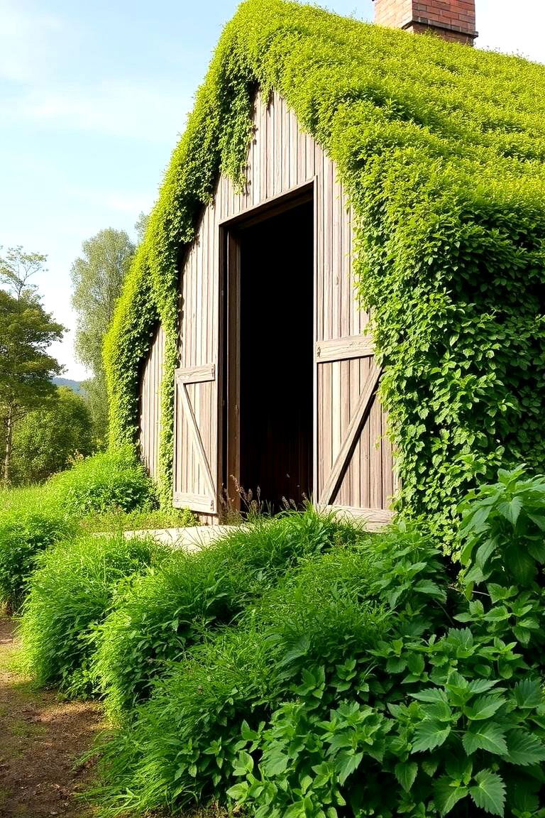 Green Roofing - 24 Barn House Exterior Ideas