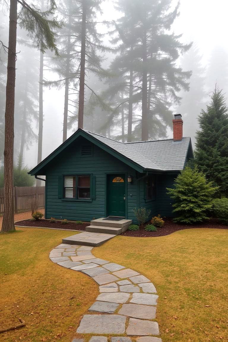 Green Shades for a Harmonious Blend - 24 Exterior House Color Schemes With Sage Green Siding