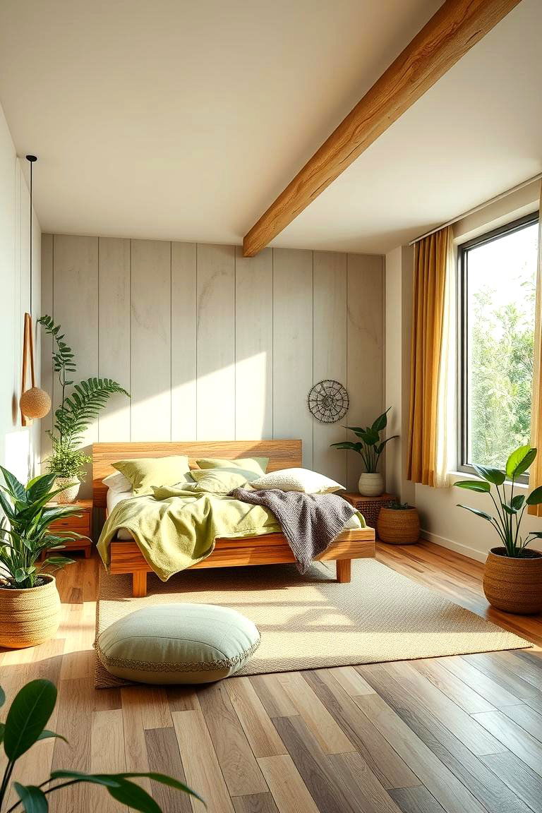 Green and Sustainable Layout - 24 L-shaped Bedroom Layout Ideas