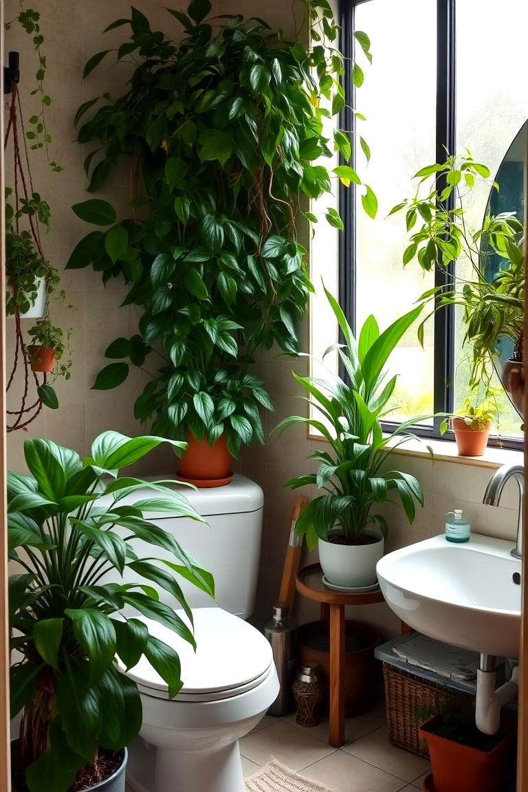 Greenery and Plants - 24 Modern Bathroom Ideas