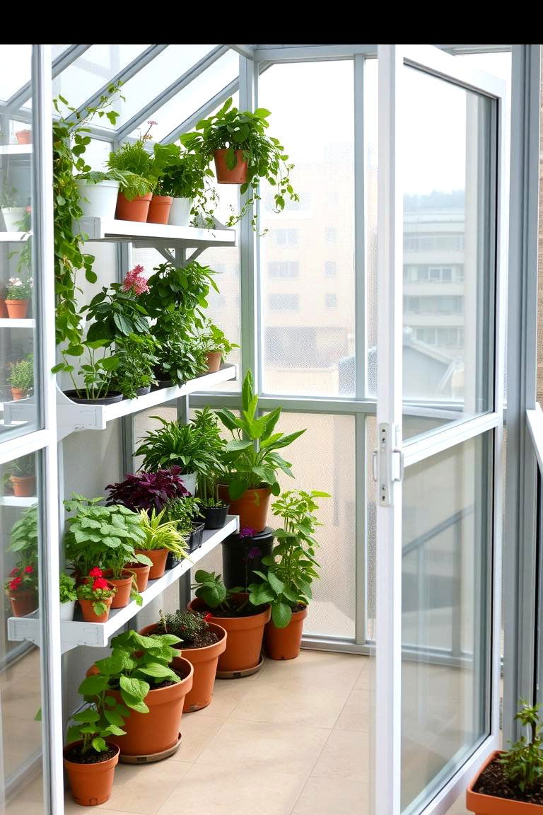 Greenhouse Balcony - 24 Balcony Ideas