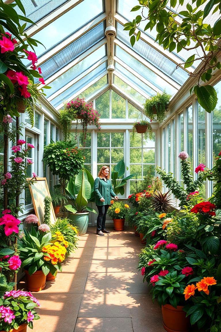 Greenhouse Style Conservatory Porch - 24 Three Season Porch Ideas