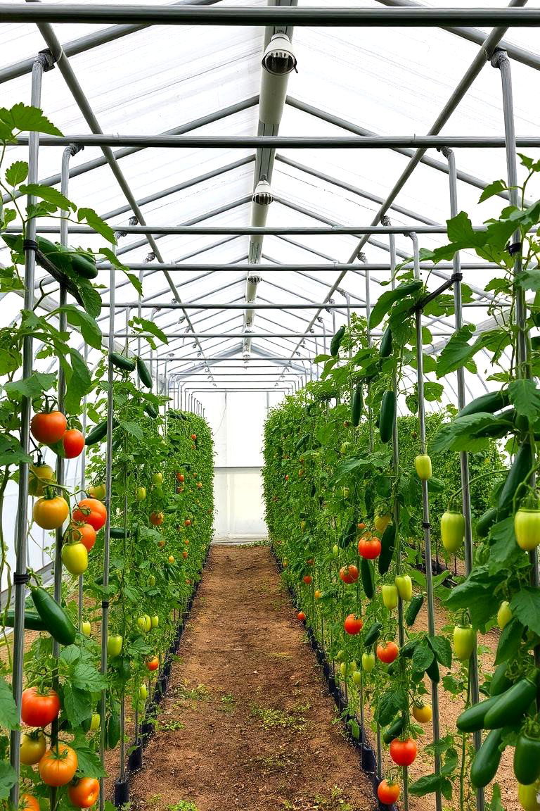 Greenhouse Trellis System - 24 Garden Trellis Ideas