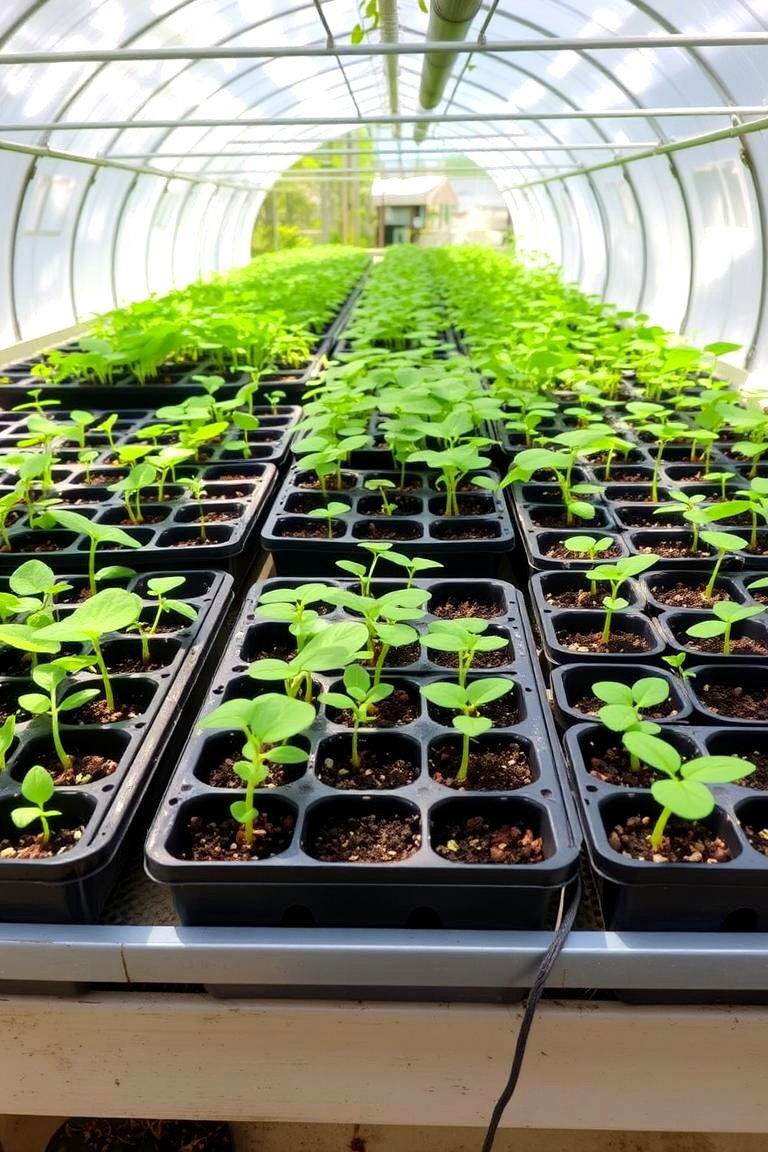 Greenhouse for Seed Starting and Growth - 24 Nursery Garden Ideas