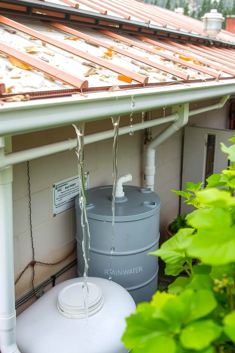 Greenhouse with Integrated Rainwater Harvesting - 24 Rooftop Greenhouse Ideas