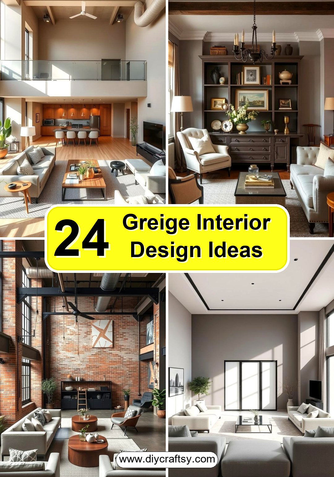Greige Interior Design Ideas