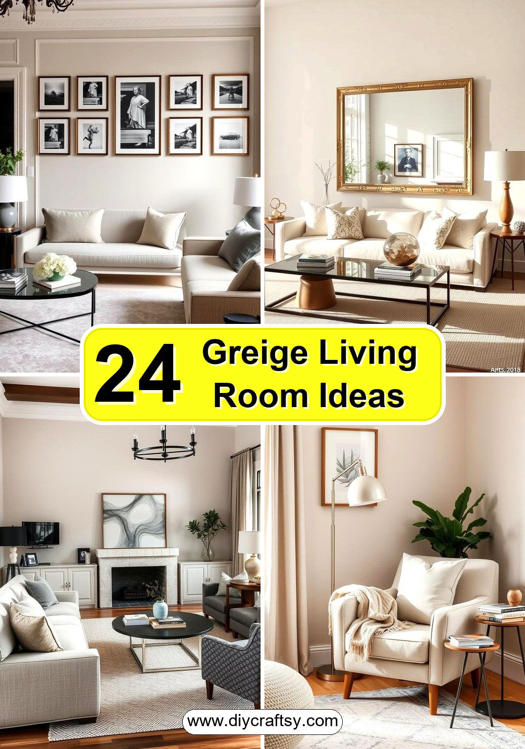 Greige Living Room Ideas