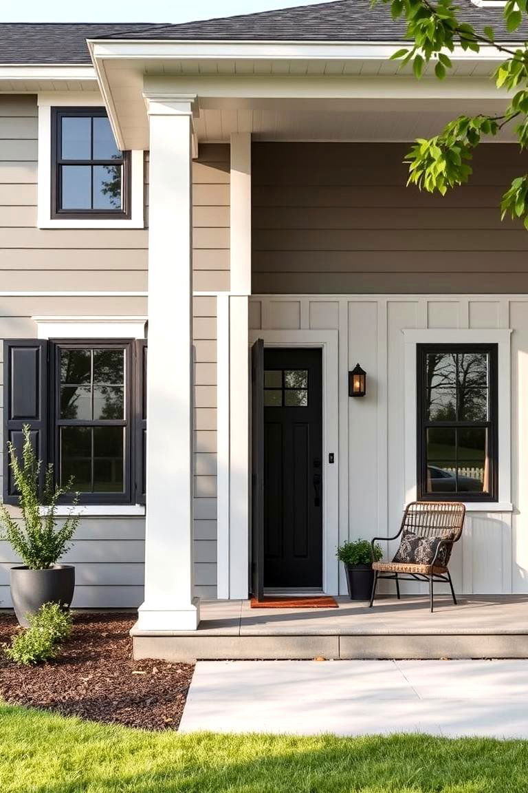 Greige Siding - 24 House Siding Colors