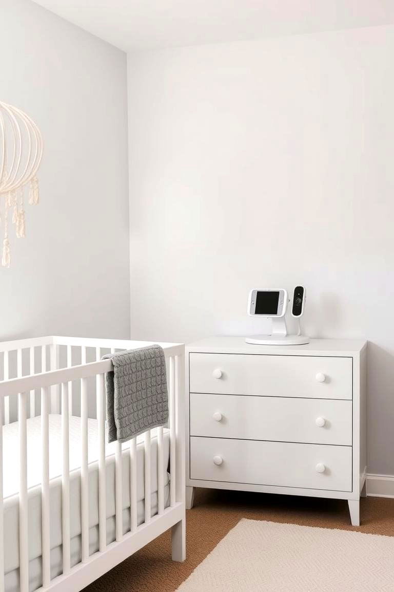 Grey Baby Monitor Stand or Mount - 24 Grey Nursery Ideas