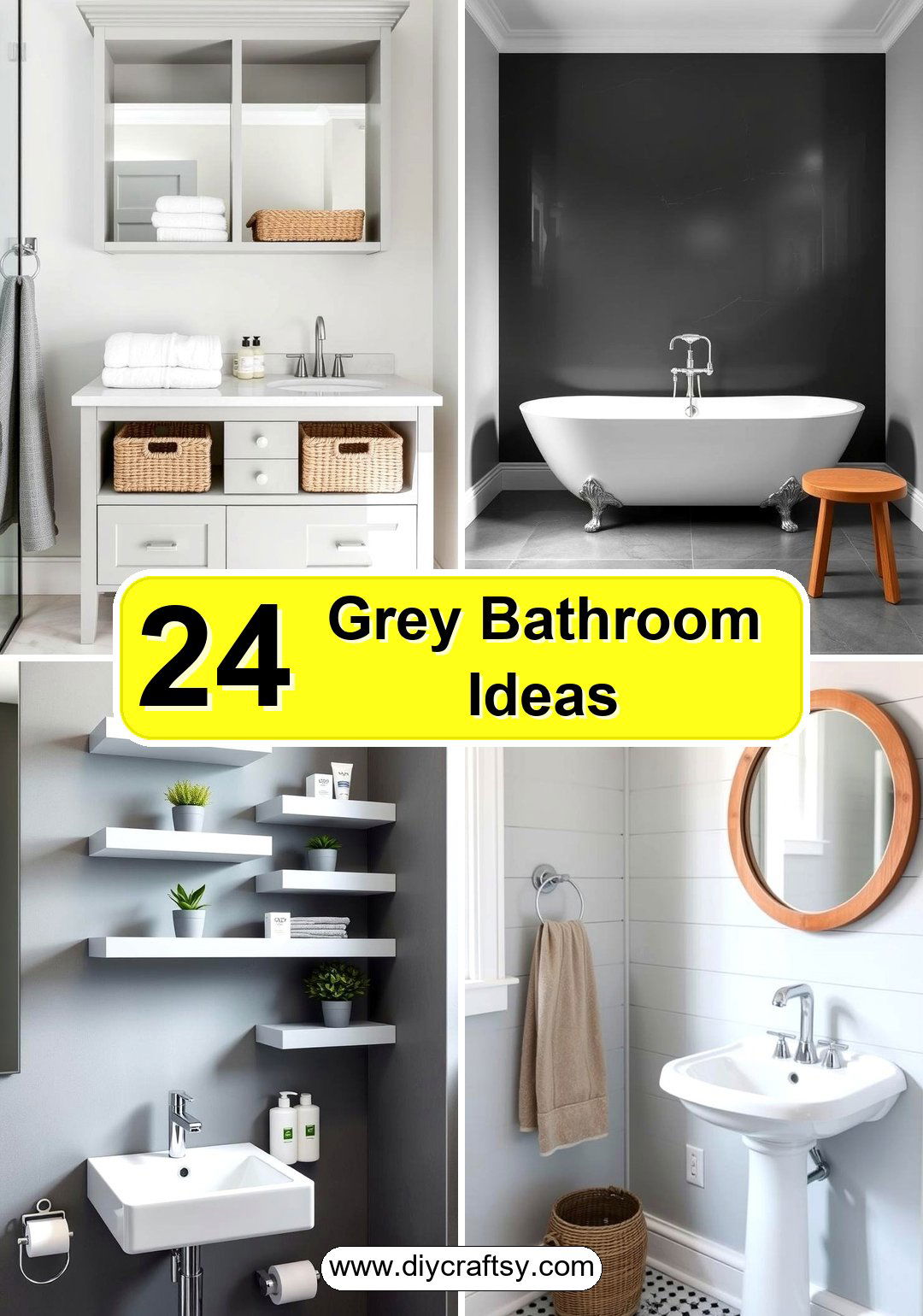 Grey Bathroom Ideas