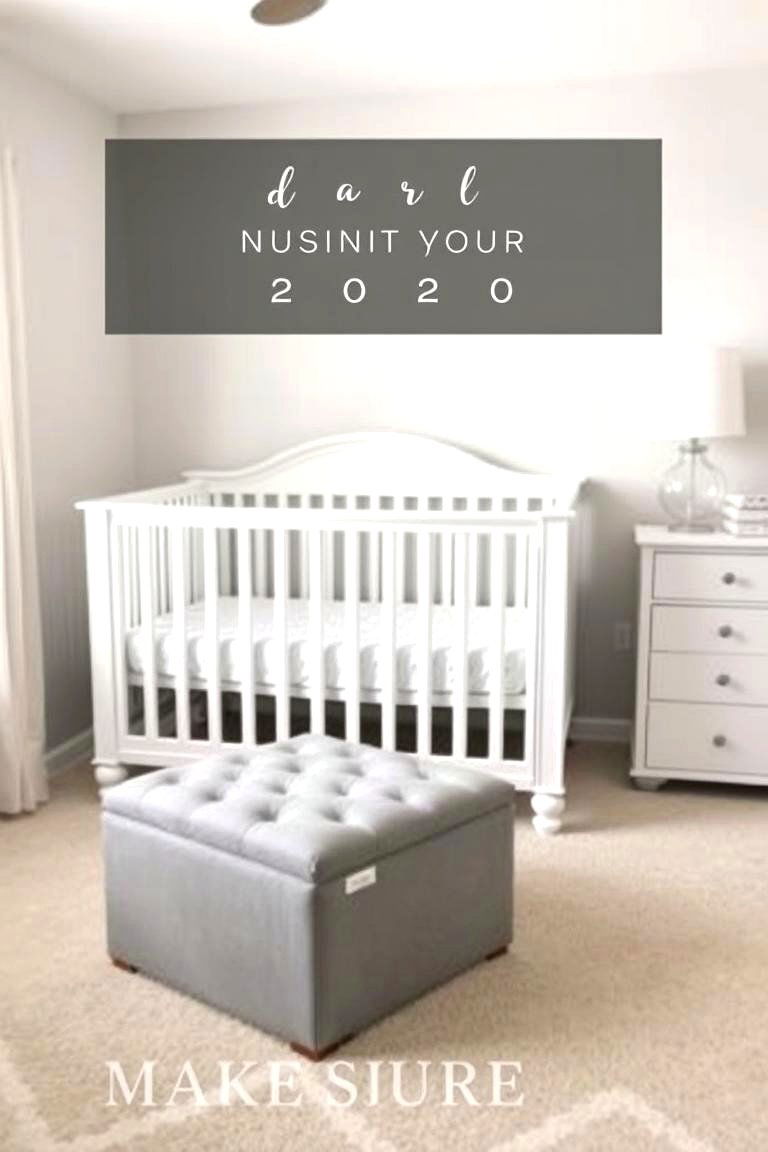 Grey Ottoman for Comfort and Function - 24 Grey Nursery Ideas