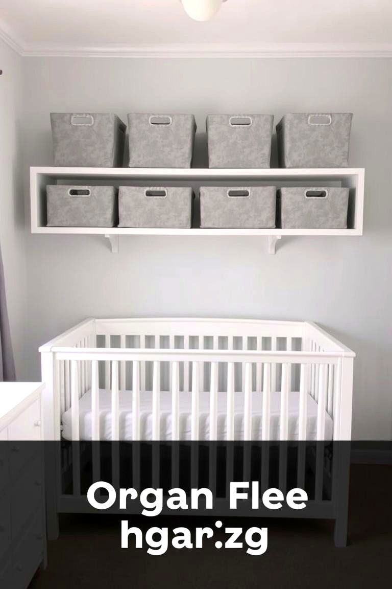 Grey Storage Baskets and Bins - 24 Grey Nursery Ideas