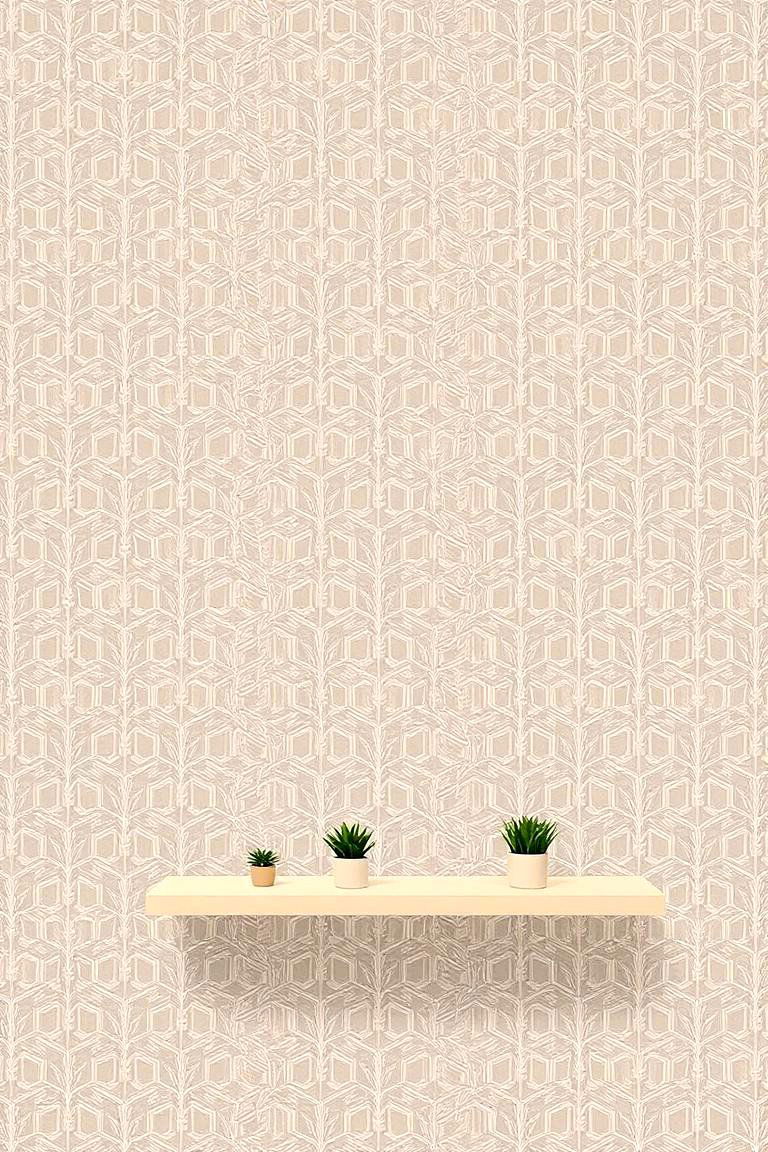 Grey and Cream Patterned Wallpaper - 24 Grey and Cream Living Room Ideas