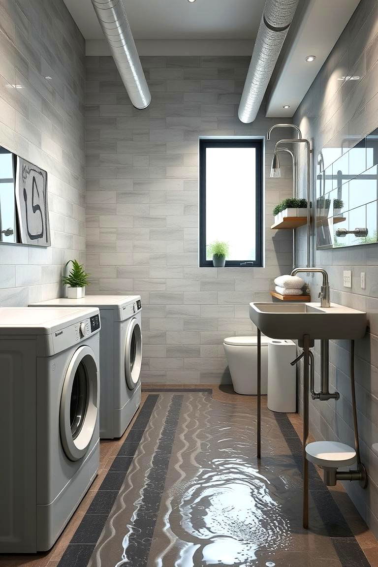 Greywater Recycling Integration - 24 Green Laundry Room Ideas