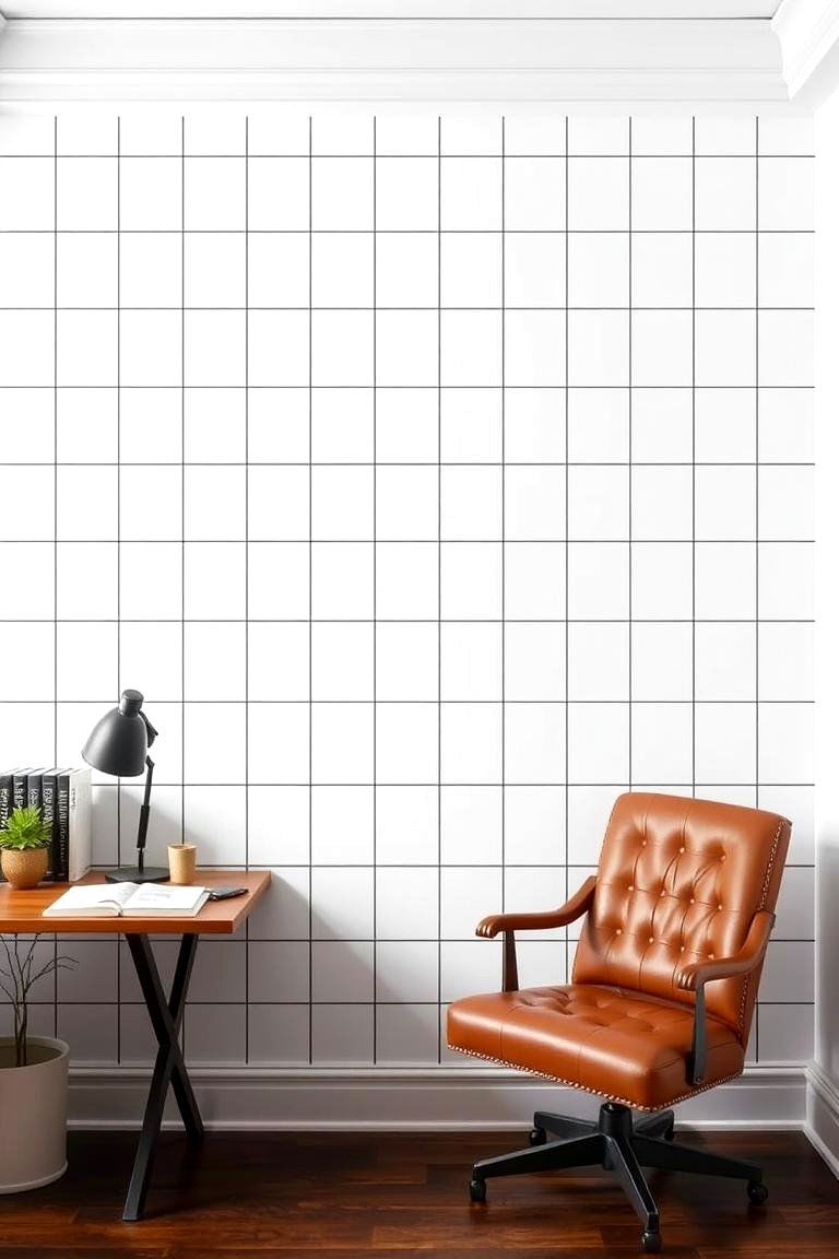 Grid Pattern - 24 Geometric Accent Wall Ideas