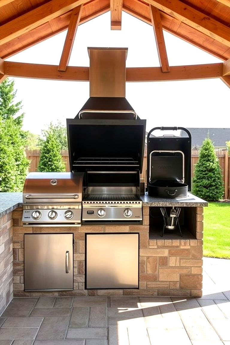 Grill Masters Gazebo Kitchen - 24 Outdoor Kitchen with a Gazebo Ideas