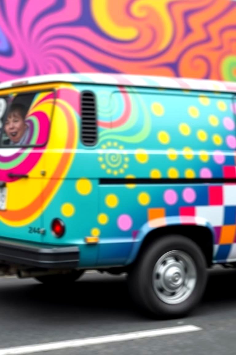 Groovy Patterns - 24 70s Van Art Ideas