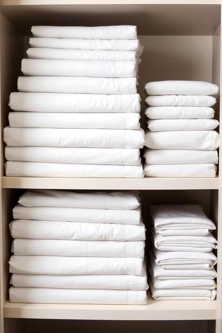 Group Similar Items Together Within Categories - 24 Linen Closet Organization Ideas
