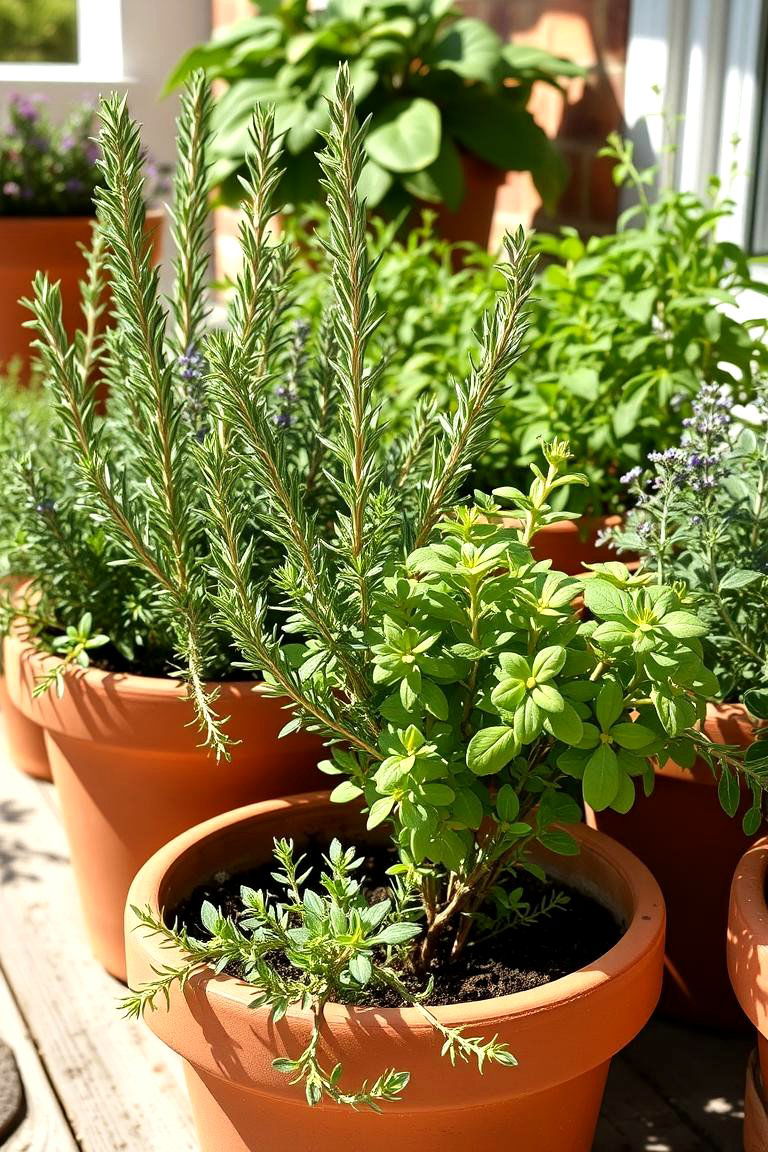 Grow Your Own Self Sufficient Herbs - 24 Low Maintenance Backyard Landscaping Ideas