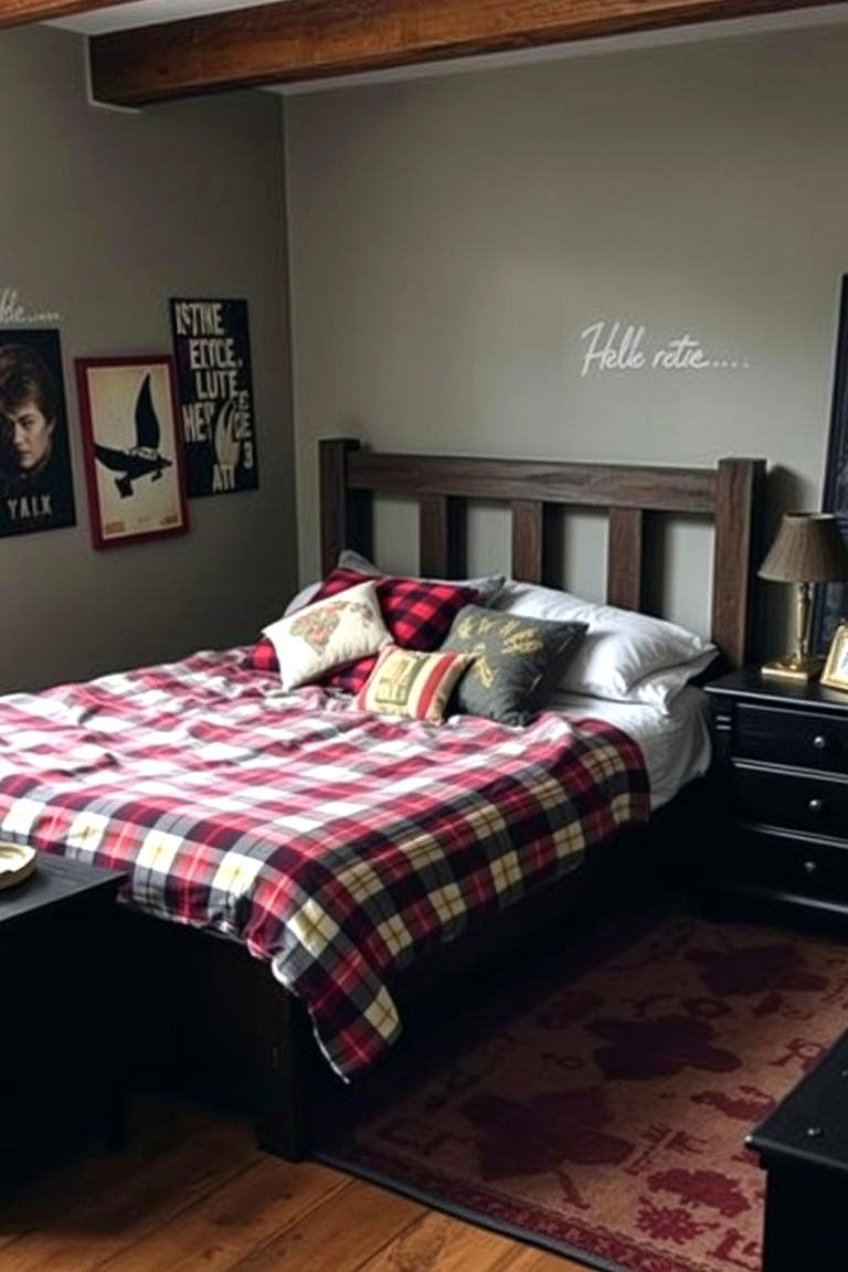 Grunge Inspired Bedding - 24 90s Bedroom Decor Ideas