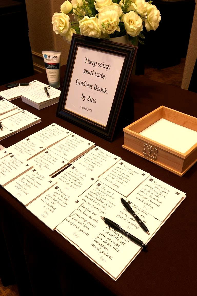 Guest Book with a Twist - 24 Graduation Party Ideas