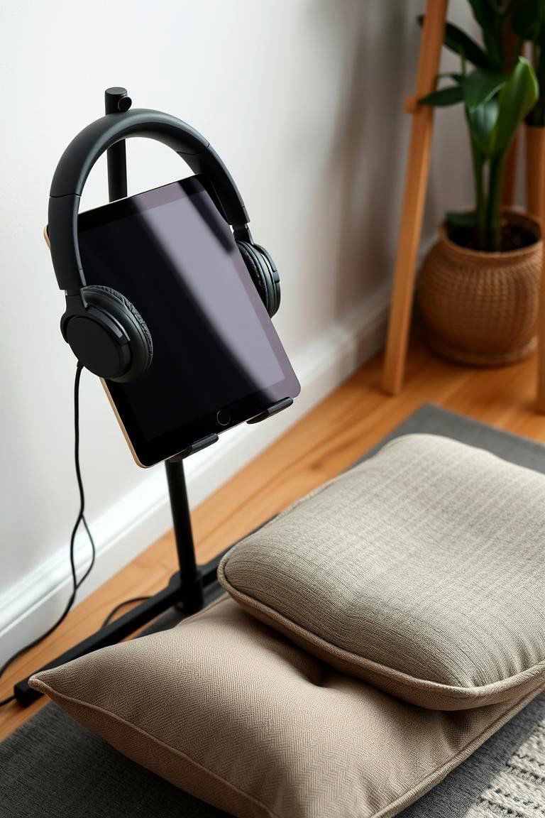 Guided Meditation Station - 24 meditation room ideas