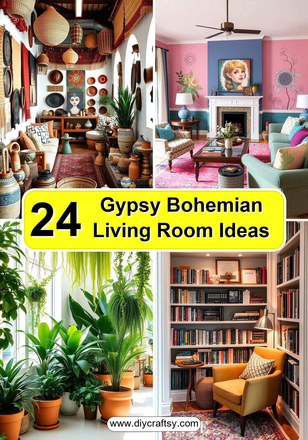 Gypsy Bohemian Living Room Ideas