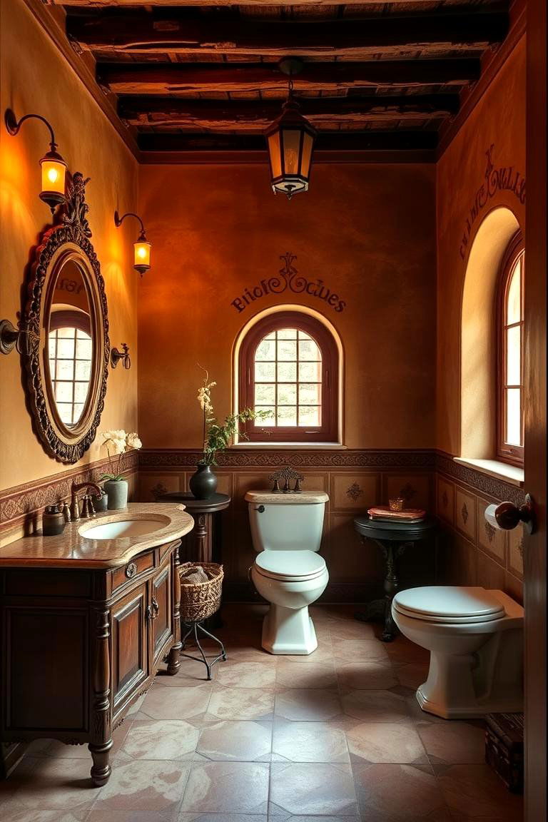 Hacienda Inspired Elegance - 24 Mexican Bathroom Ideas