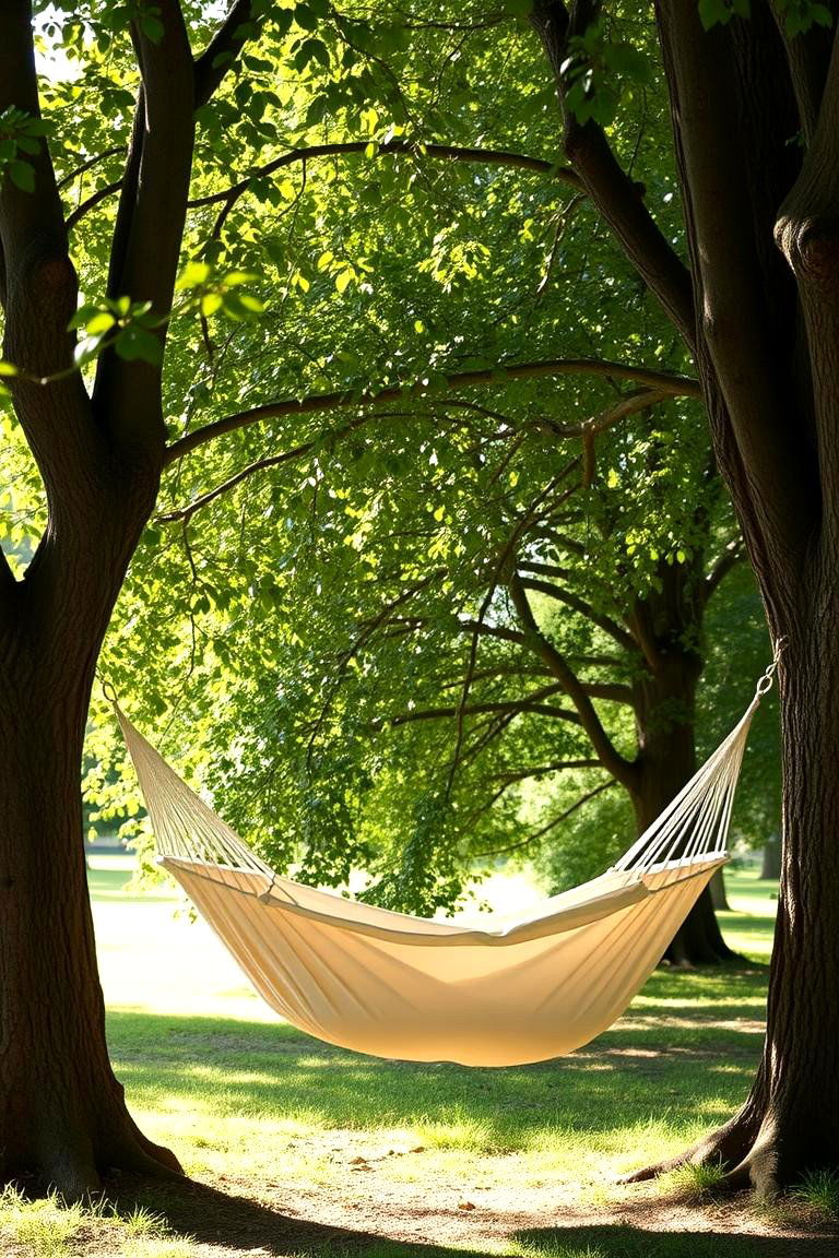 Hammock Bathtub Suspended Between Trees - 24 Outdoor Bathtub Ideas
