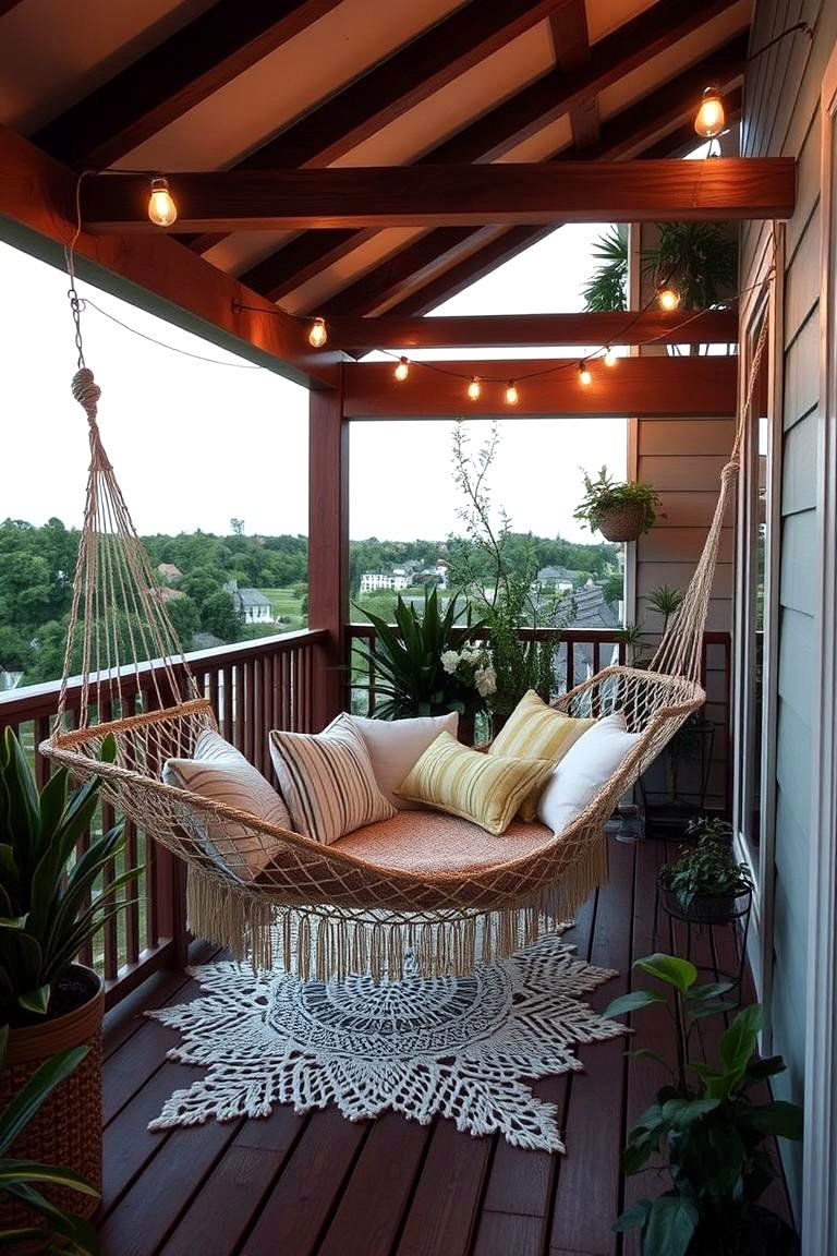 Hammock Corner - 24 2nd Floor Deck Ideas